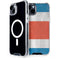 Costa Rican Flag Distressed iPhone 14 Plus MagSafe Case
